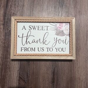 Sweets Table Sign